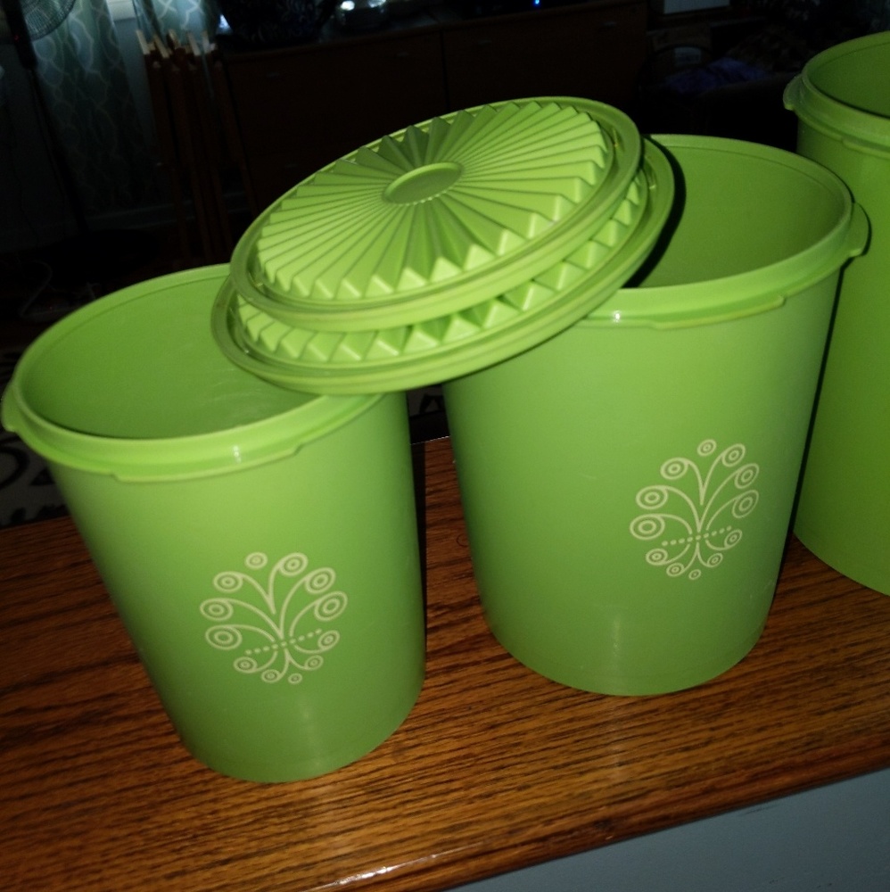 Vintage Tupperware Canister Set